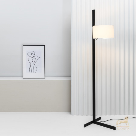 Торшер Stand Up черного и белого цвета E27 20W Торшер Stand Up черного и белого цвета E27 20W