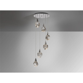 Люстра Aquaria 6L хром
