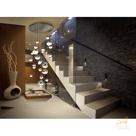 Подвесной светильник Sphere LED 27L Ø80 DIM BLUETOOTH CCT цветной Подвесной светильник Sphere LED 27L Ø80 DIM BLUETOOTH CCT цветной