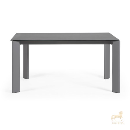 Стол Atta 160 (220) x90 графит керамический Стол Atta 160 (220) x90 графит керамический