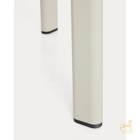 Уличный стол Anafi с бежевой столешницей из спеченного камня, 140 x 80 см Уличный стол Anafi с бежевой столешницей из спеченного камня, 140 x 80 см