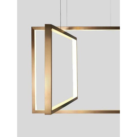 Подвесной светильник Frame 120x50 cm бронзовый