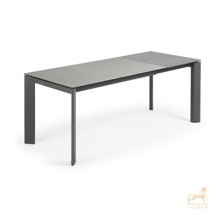 Стол Atta 140 (200) x90 антрацит, серый, керамика Стол Atta 140 (200) x90 антрацит, серый, керамика