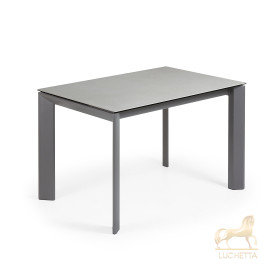 Стол Atta 120 (180) x80 антрацит, керамика