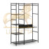Стеллаж Storn 120x164,5 черный металл Стеллаж Storn 120x164,5 черный металл