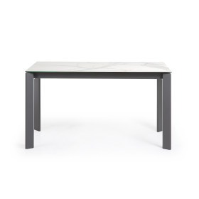 Стол Atta 140 (200) x90 антрацит, керамика