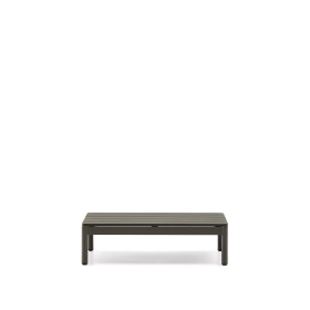 Журнальный столик Sorells из зеленого алюминия 57 x 91 см