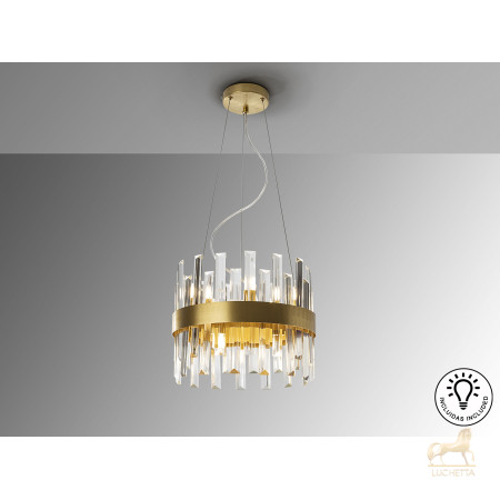 Люстра Grace 10L золотистая Люстра Grace 10L золотистая