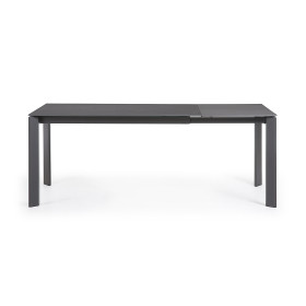 Стол Atta 140 (200) x90 антрацит керамика
