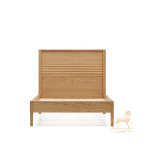 Lenon Кровать из шпона дуба для матраса 90 x 200 см