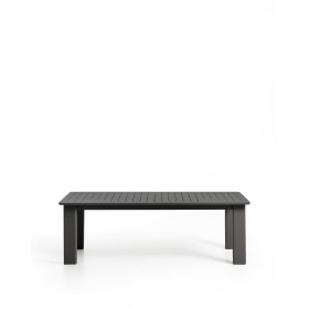 Раздвижной уличный стол Livorno из графитового алюминия, 233(350) x 100 см