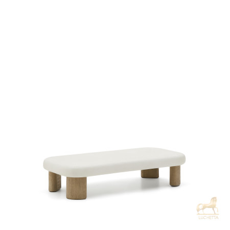 Журнальный столик Labra из цемента и акации 140 x 70 см Журнальный столик Labra из цемента и акации 140 x 70 см