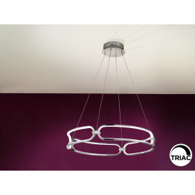 Подвесной светильник Colette LED хром 60Ø