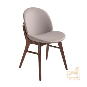 Стул CH19058/4107 с обивкой из экокожи и каркасом из массива ясеня