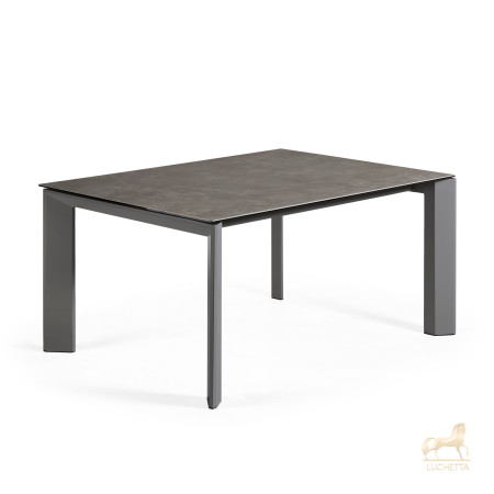 Стол Atta 160 (220) x90 антрацит, серый, керамика Стол Atta 160 (220) x90 антрацит, серый, керамика