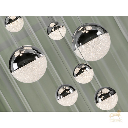 Подвесной светильник Sphere 14L LED Ø60 X500H DIM хром Подвесной светильник Sphere 14L LED Ø60 X500H DIM хром