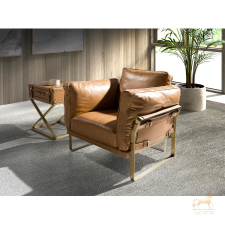 Кресло из кожи цвета Camel 5169 Кресло из кожи цвета Camel 5169