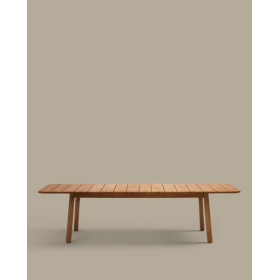 Раздвижной стол Turqueta из массива тикового дерева, 220 (294) x 100 см
