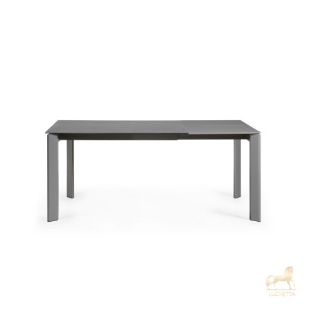 Стол раскладной Atta 120(180) x80 антрацит, керамика Vulcano Roca Стол раскладной Atta 120(180) x80 антрацит, керамика Vulcano Roca