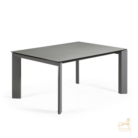 Стол Atta 160 (220) x90 антрацит керамика Стол Atta 160 (220) x90 антрацит керамика