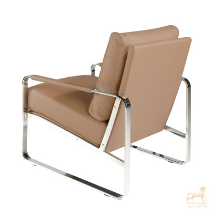 Кресло SF399/5046 из экокожи цвета норки Кресло SF399/5046 из экокожи цвета норки