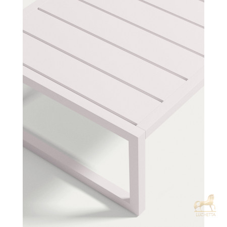 Comova Столик для улицы из белого алюминия 60 x 60 см Comova Столик для улицы из белого алюминия 60 x 60 см