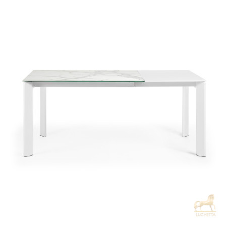 Стол Atta с белыми ножками 120(180)x80 см Стол Atta с белыми ножками 120(180)x80 см