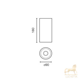 Подвесной светильник FOST CEILING Ш90 42W черный 38° 4000K CRI97 DALI