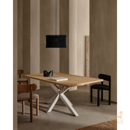 Стол Arya 160x100 белый натуральный Стол Arya 160x100 белый натуральный