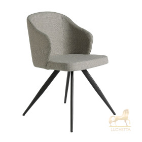 Стул F3208-GRIS /4057 черные ножки