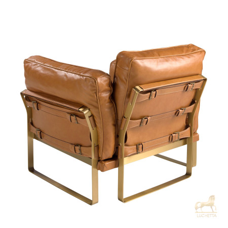 Кресло из кожи цвета Camel 5169 Кресло из кожи цвета Camel 5169