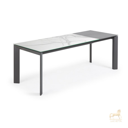 Стол Atta 160 (220) x90 антрацит, керамика Стол Atta 160 (220) x90 антрацит, керамика