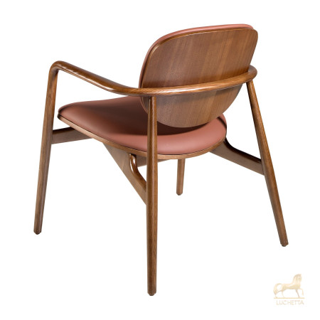 Обеденный стул 4118/LC19030 с обивкой из экокожи Обеденный стул 4118/LC19030 с обивкой из экокожи