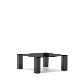 Журнальный столик Adularia из стекла темно-серого цвета 85 x 85