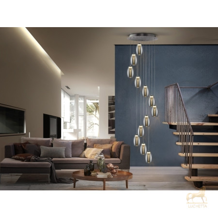 Подвесной светильник Nebula LED 12L хром Подвесной светильник Nebula LED 12L хром
