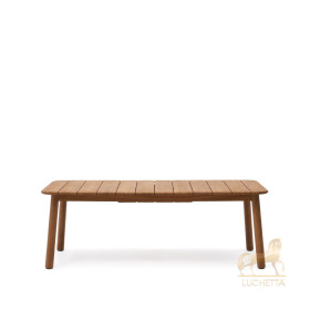 Раздвижной стол Turqueta из массива тикового дерева, 220 (294) x 100 см