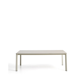 Уличный стол Anafi с бежевой столешницей из спеченного камня, 220 x 100 см