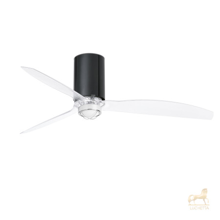 Потолочный вентилятор Mini Tube Fan LED черный/прозрачный 128 см Потолочный вентилятор Mini Tube Fan LED черный/прозрачный 128 см