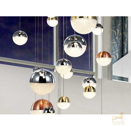 Подвесной светильник Sphere LED 27L Ø80 DIM BLUETOOTH ССТ цветной 500 см Подвесной светильник Sphere LED 27L Ø80 DIM BLUETOOTH ССТ цветной 500 см