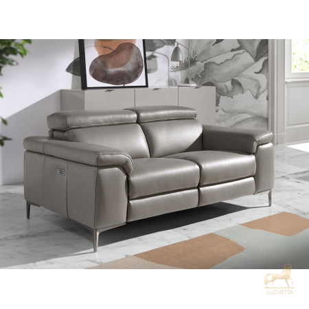 2-х местный диван 6121/5320-2P с обивкой из кожи и механизмом relax 2-х местный диван 6121/5320-2P с обивкой из кожи и механизмом relax