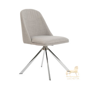 Поворотный стул Espacio Malva F3216 /4020 серый