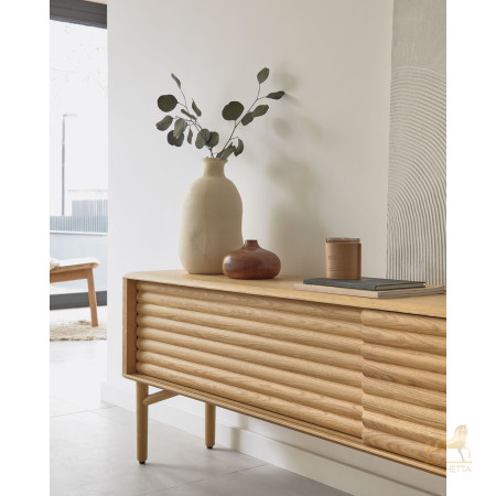 Тумба под TV Lenon из древесины дуба 200 x 55 cm Тумба под TV Lenon из древесины дуба 200 x 55 cm