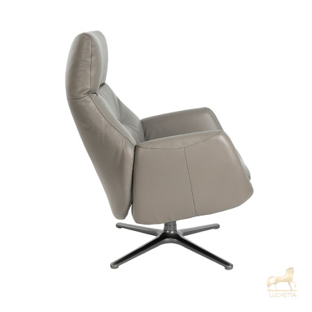 Вращающееся кресло 5092/KF-A001-M5655 кожаное с откидной спинкой Вращающееся кресло 5092/KF-A001-M5655 кожаное с откидной спинкой