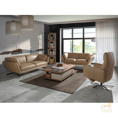 Вращающееся кресло Double Relax/ 5086 с кожаной обивкой Вращающееся кресло Double Relax/ 5086 с кожаной обивкой