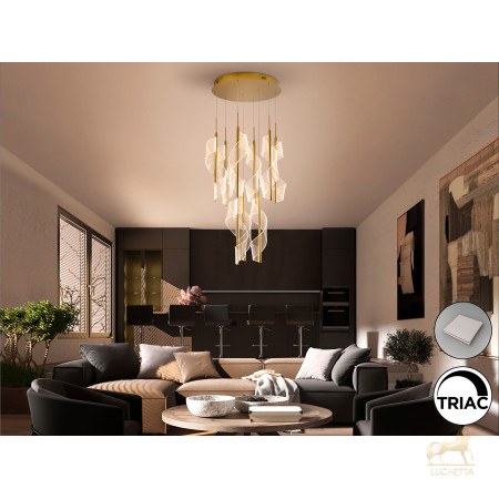 Люстра Velas 9L золотая DIM Люстра Velas 9L золотая DIM