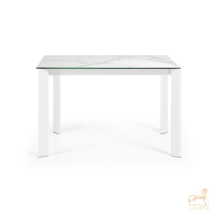 Стол Atta с белыми ножками 120(180)x80 см Стол Atta с белыми ножками 120(180)x80 см