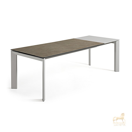 Стол Atta 140 (200) x90 серый керамика Стол Atta 140 (200) x90 серый керамика