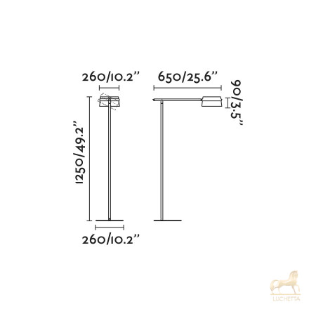 Торшер Loop ясень LED 6W 2700K Торшер Loop ясень LED 6W 2700K