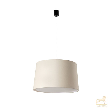 Подвесной светильник WINDSOR COLGANTE SIMPLE черный/бежевый абажур 3xE27 Подвесной светильник WINDSOR COLGANTE SIMPLE черный/бежевый абажур 3xE27