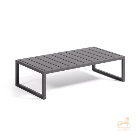 Comova Журнальный столик для улицы из черного алюминия 60 x 114 см Comova Журнальный столик для улицы из черного алюминия 60 x 114 см